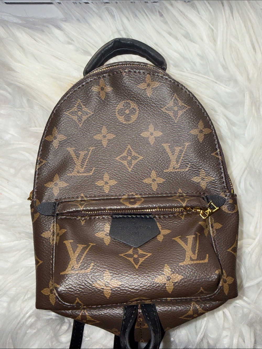 Monogram Brown Women's Mini Backpack (Bougie on a budget)